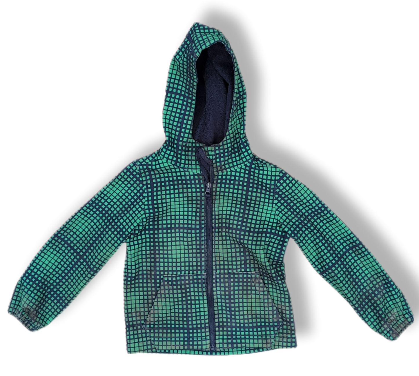 Manteau mi-saison doublé avec capuche et fermeture éclair | Athletics Works | 6 ans