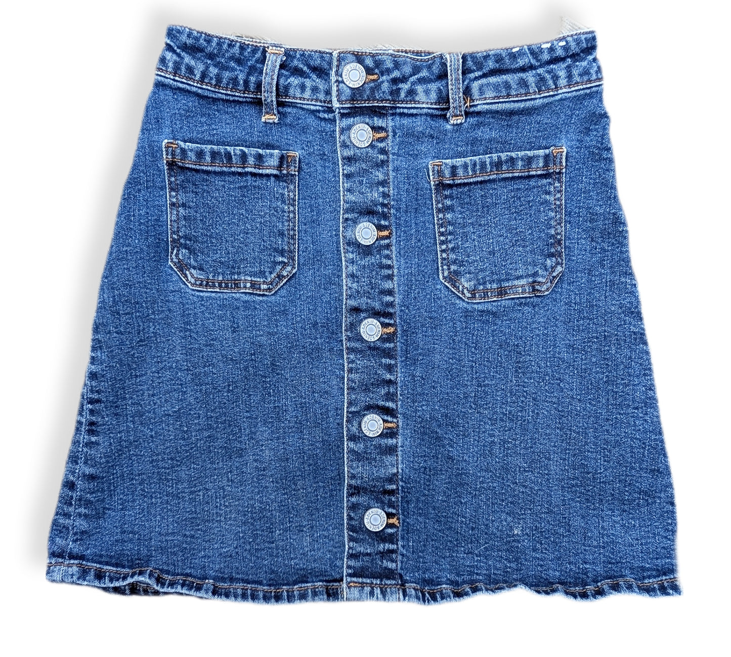 (Ado) Jupe en jean avec boutons sur le devant | H&M | 12-13 ans