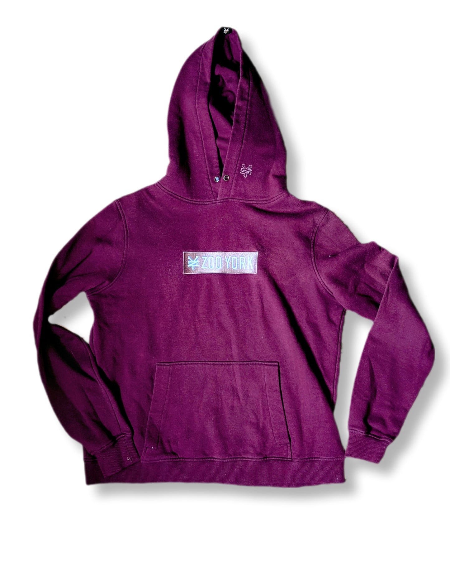 Chandail à capuchon & poche kangourou couleur prune | Zoo York | MÉDIUM