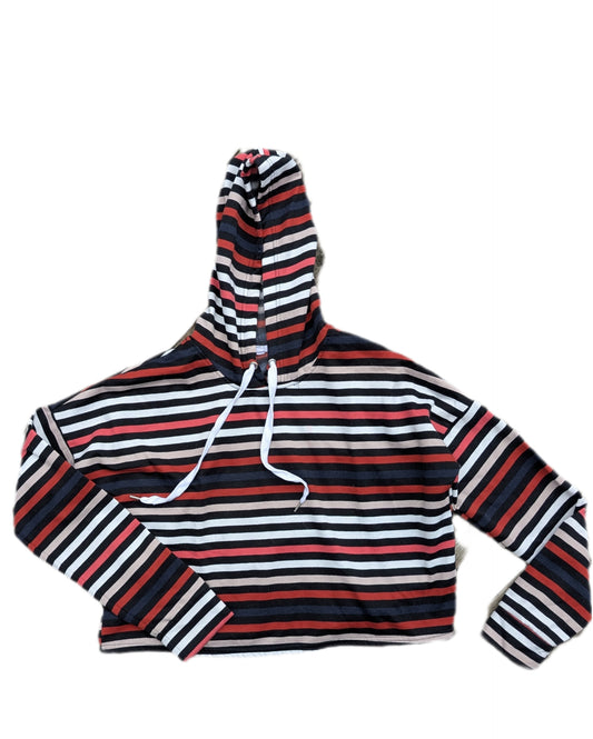 Chandail à capuchon et manches longues style "crop top" | Ardène | MÉDIUM