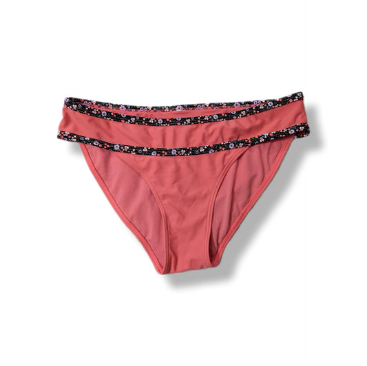 Culotte de bikini classique avec un effet de bande repliable - M
