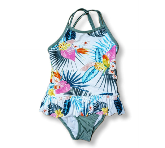 Maillot de bain une-pièce | (sans étiquette) environ 4-6 ans