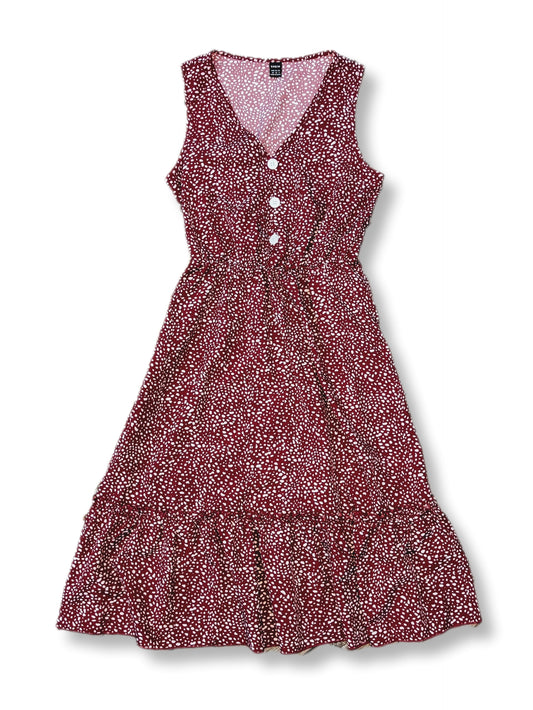 Robe longue à col en V très légère | XS