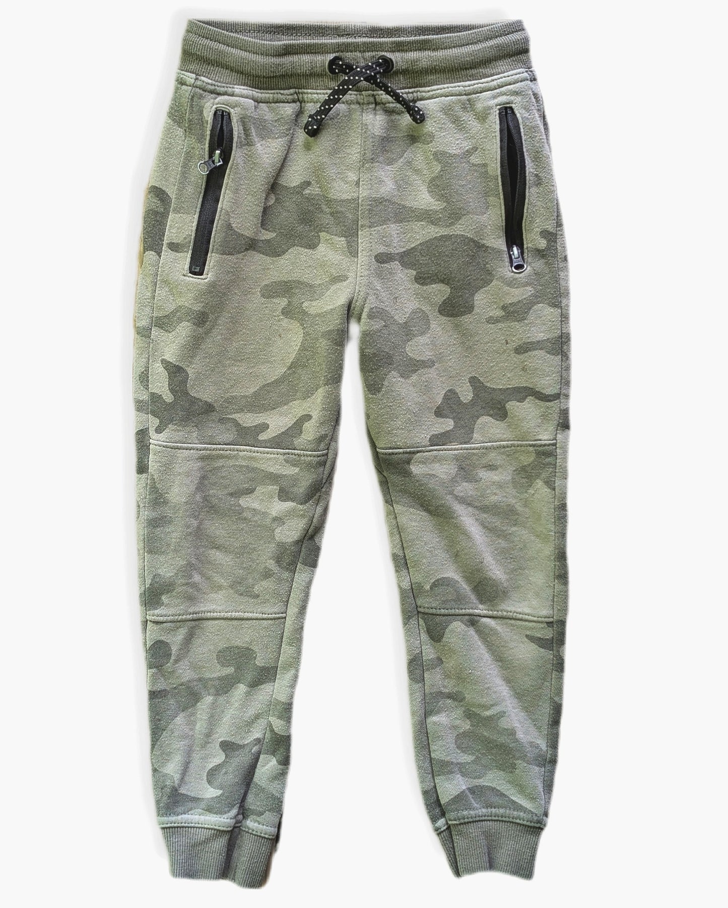 Pantalon de jogging camouflage vert avec fermetures éclair aux poches | GEORGE | 4 ans