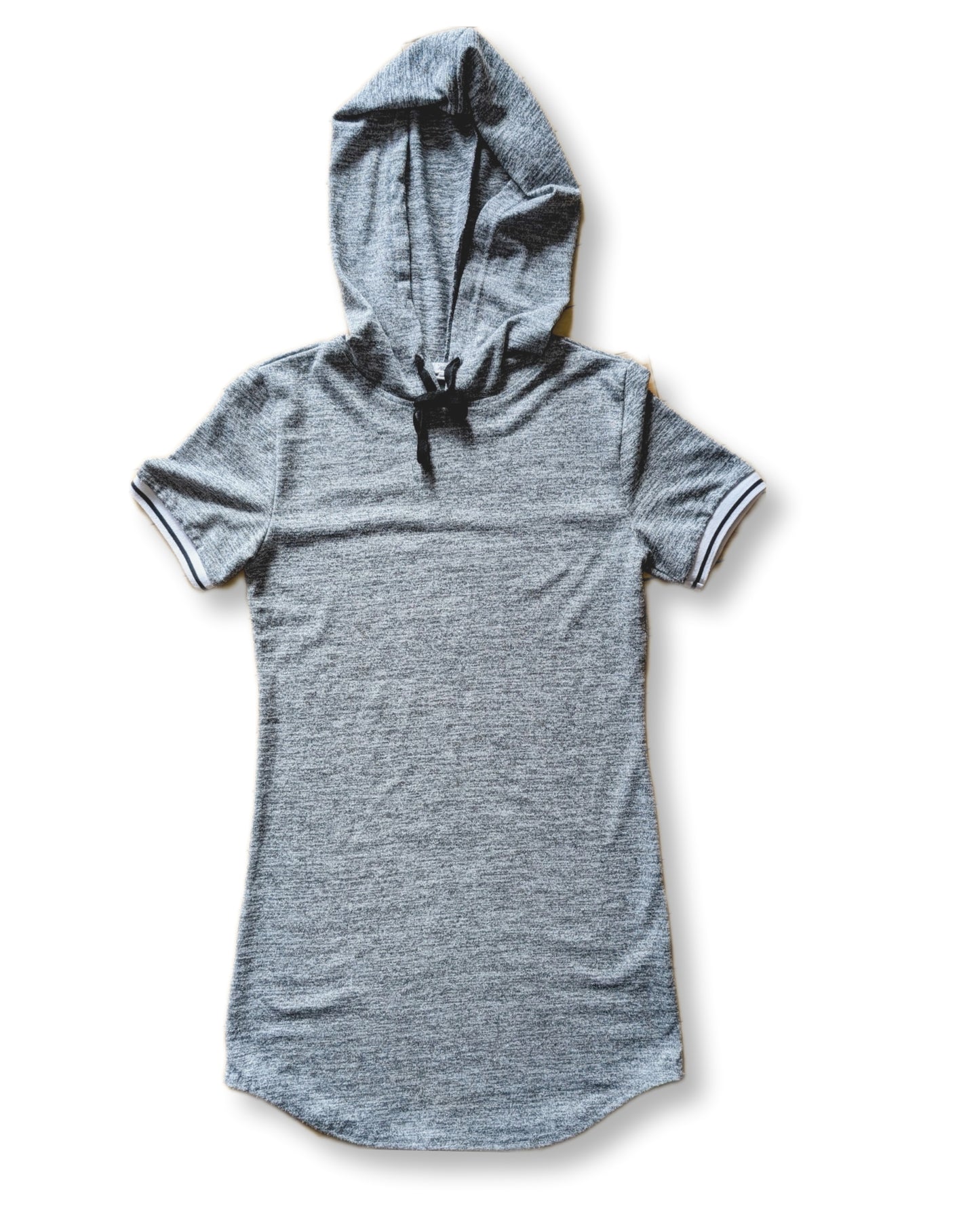 Robe style t-shirt avec capuche | M