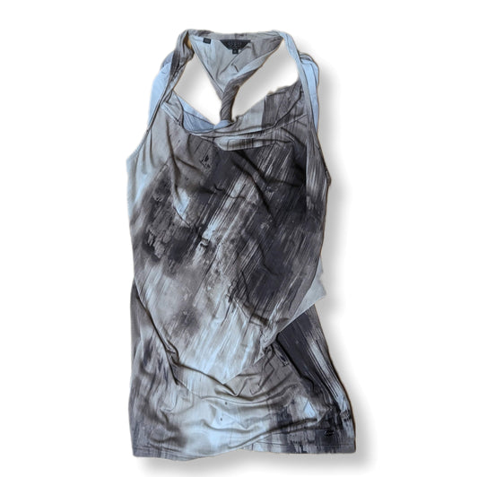 Débardeur au dos torsadé avec encolure voilée | GUESSJEANS| SMALL