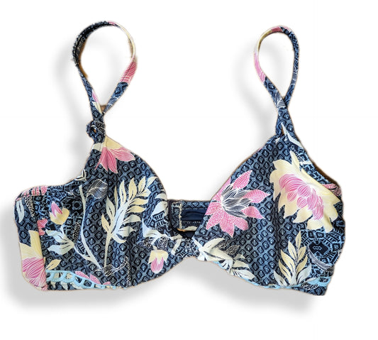 Haut de bikini triangle à imprimé floral - 38DD