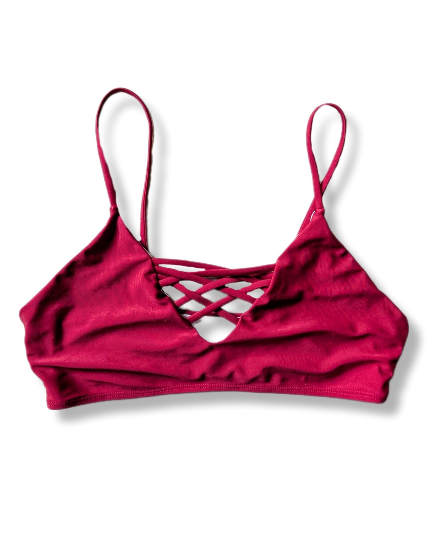 Haut de bikini style "bralette criss-cross" - XS