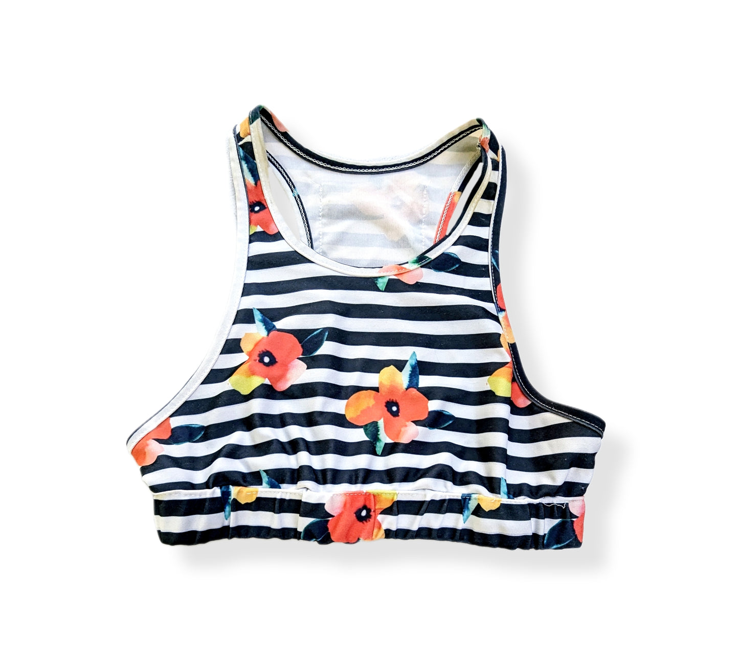 Haut de bikini/top sportif à dos nageur - S