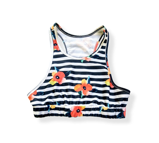 Haut de bikini/top sportif à dos nageur - S